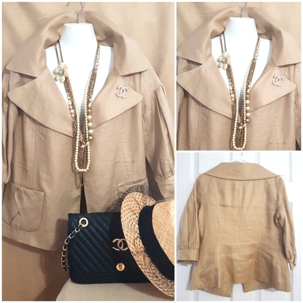 Linen Blazer / M